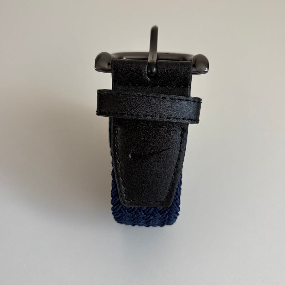 Nike's Men's Stretch Woven Golf Belt Navy Big & Tall